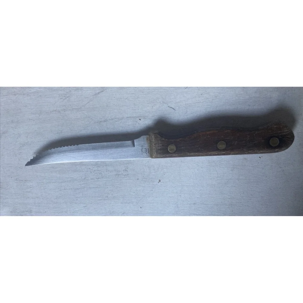Santa Fe Vintage No-stain Steel Knife‎ with Wood Handle